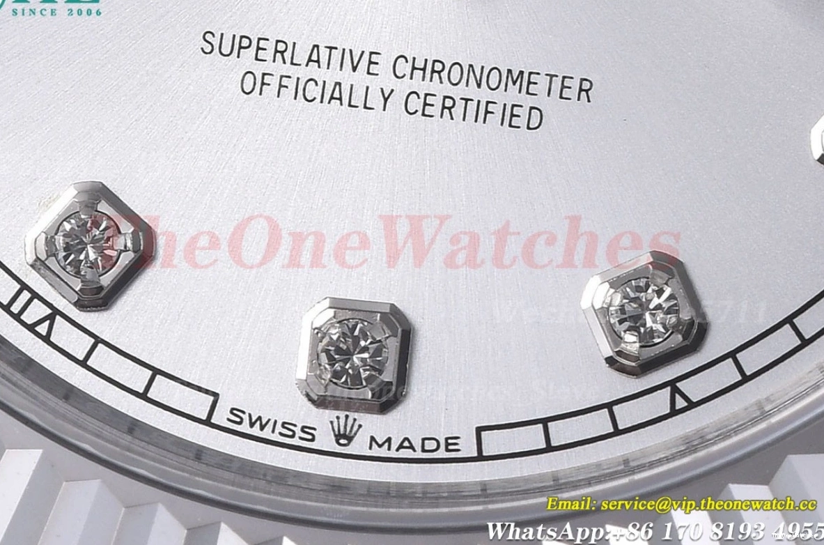 SS SS 126334 A3235 Datejust Silver EWEF Dia 41MM 0114